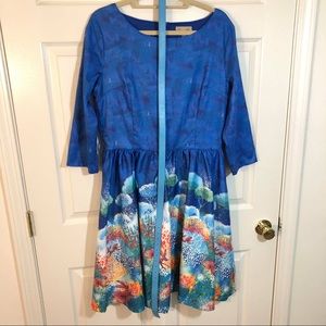 Lindy Bop Snowy Scene Dress